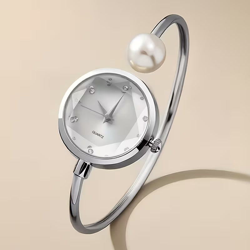 Light & Dainty Bangle Bracelet Quartz Watch