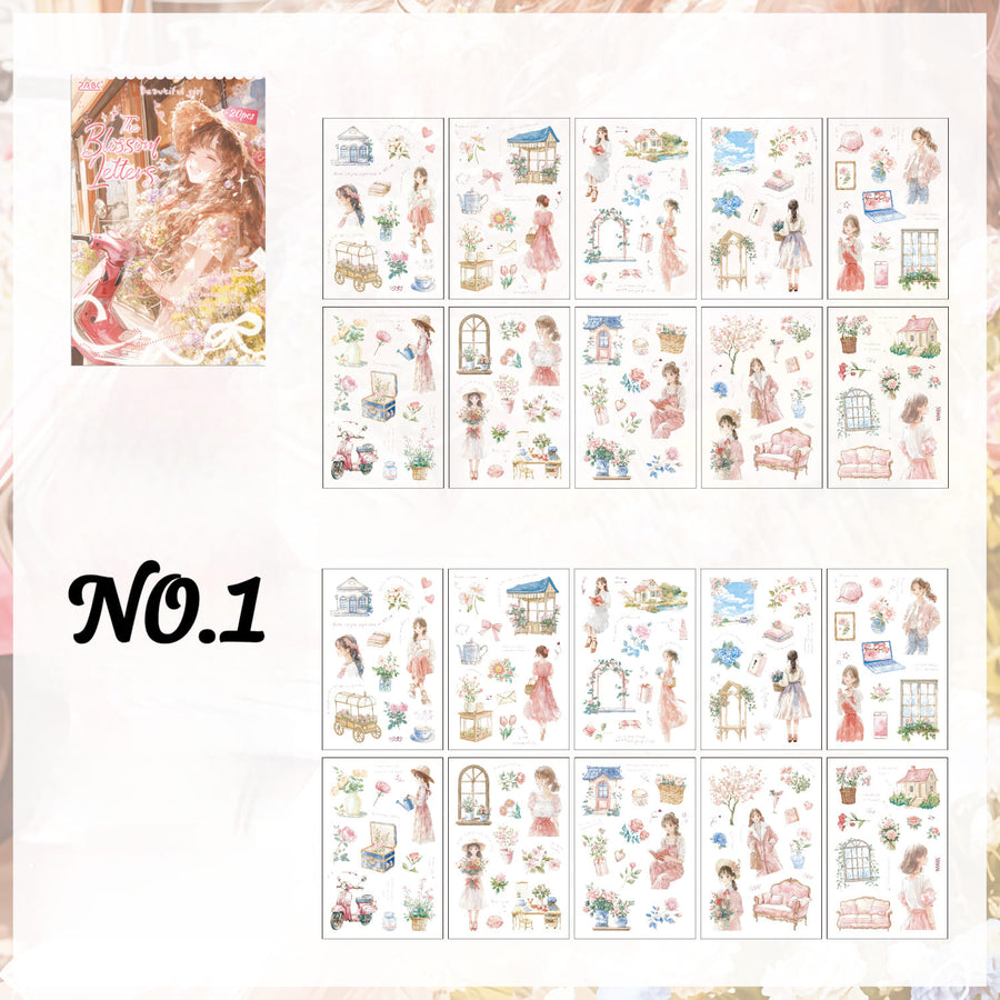 Korean Girl's Book Stickers