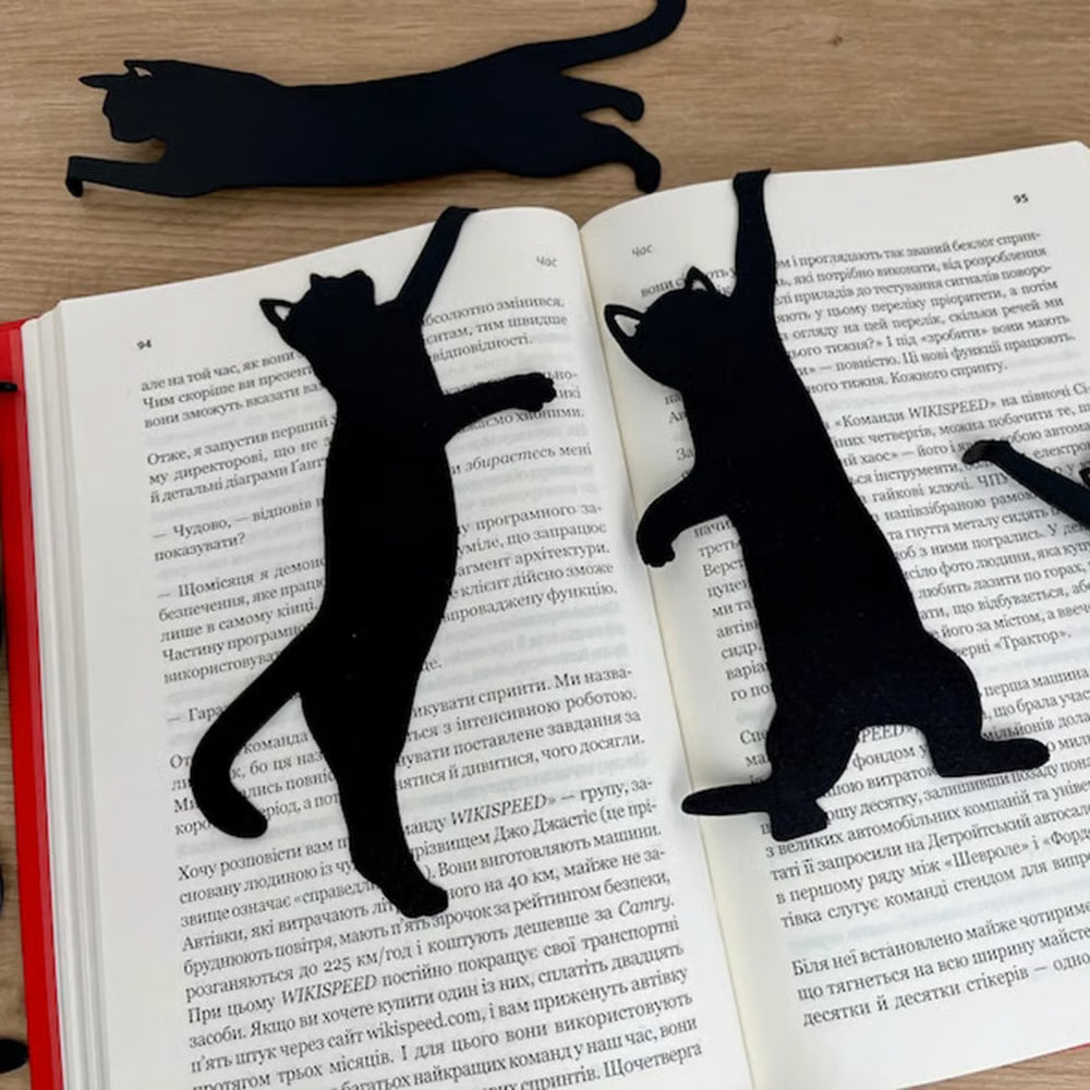 🐱📖 Cat Silhouette Bookmarks – Fun &amp; Functional Reading Companions!
