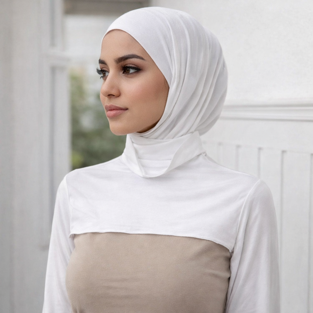 Cropped Top Inner Long Sleeves