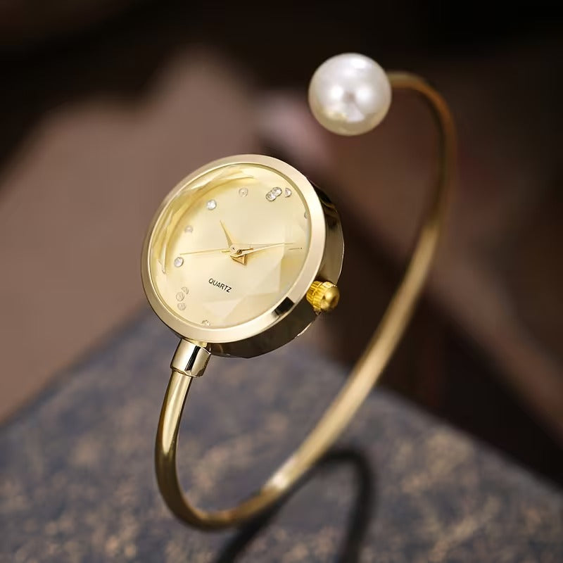 Light & Dainty Bangle Bracelet Quartz Watch