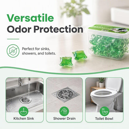 DrainFresh™ Gel Pods – Eliminate Bad Odors & Keep Drains Clean