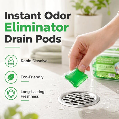 DrainFresh™ Gel Pods – Eliminate Bad Odors & Keep Drains Clean