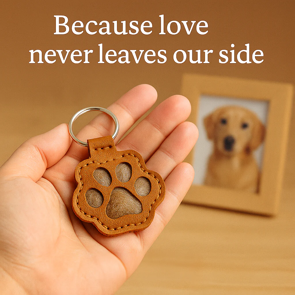 Soul Paw Pet Memorial Keychain