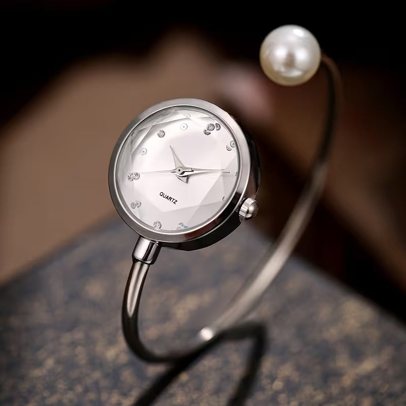 Light & Dainty Bangle Bracelet Quartz Watch