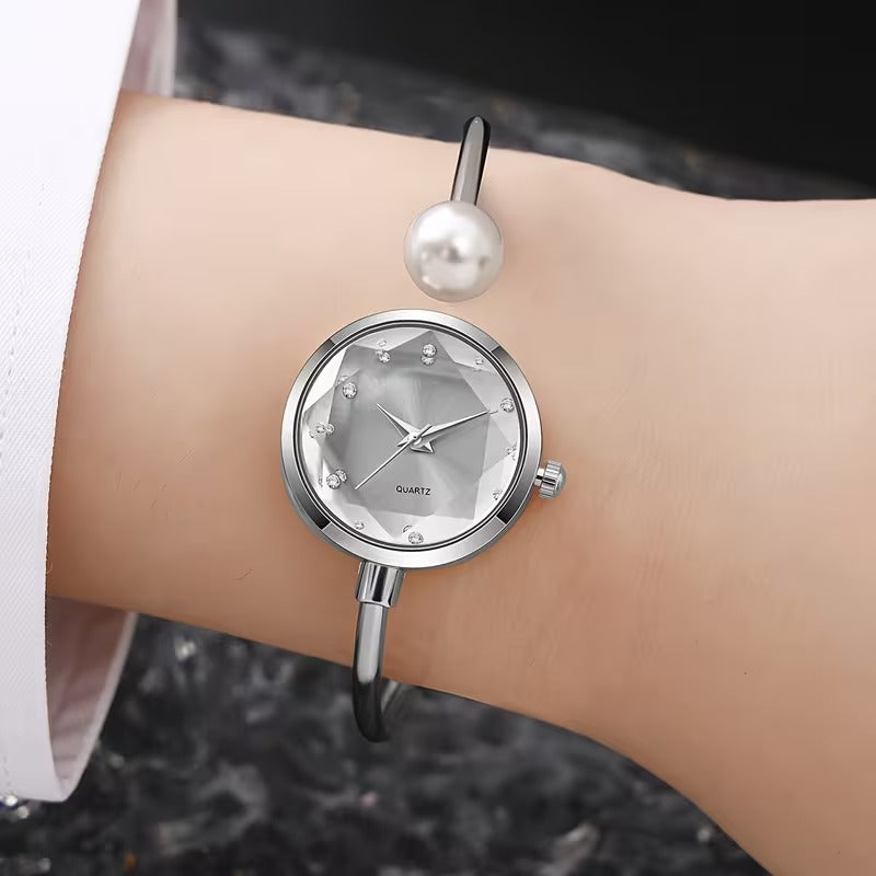 Light & Dainty Bangle Bracelet Quartz Watch