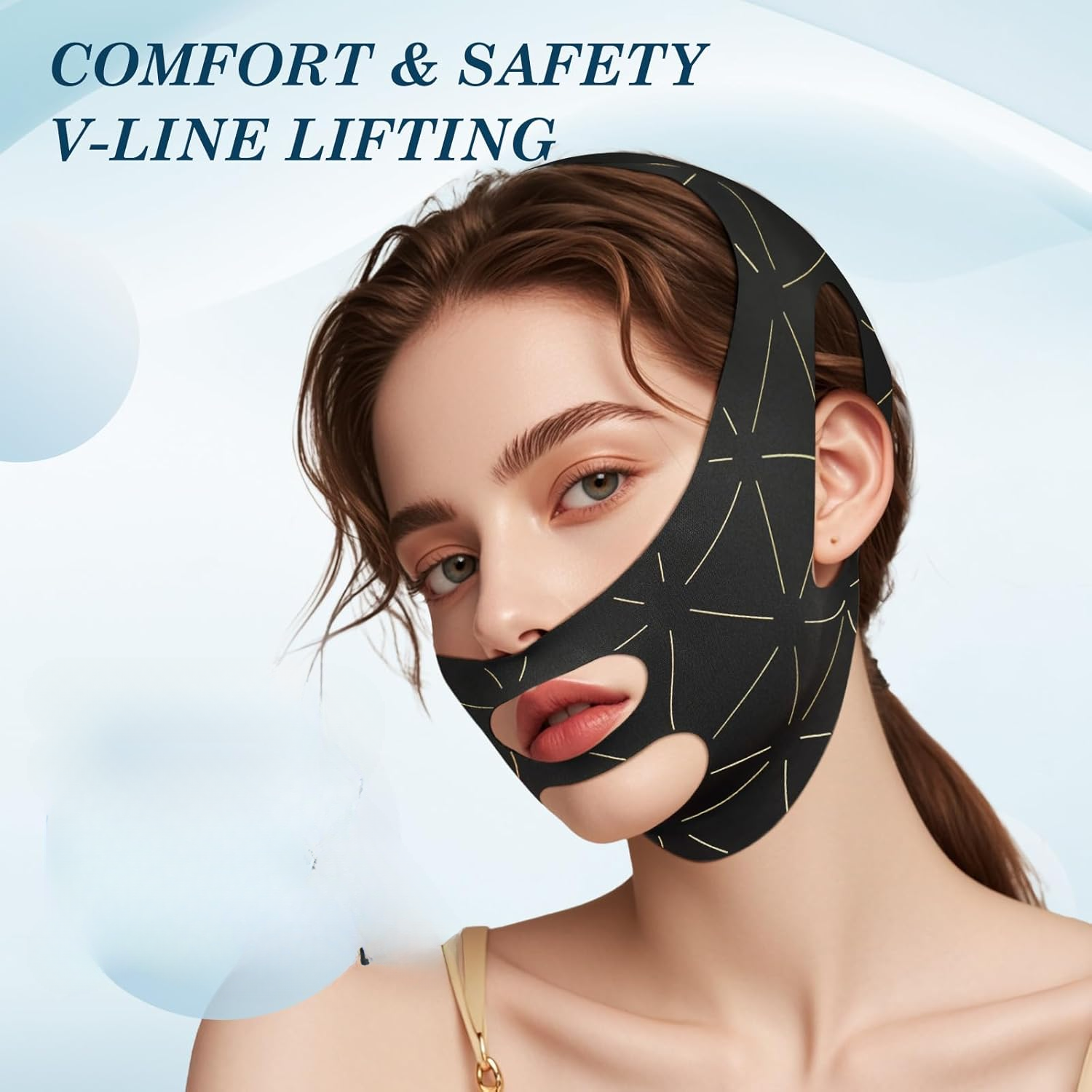 Double Chin Reduce Face Lifting Mask – Buyo.pk